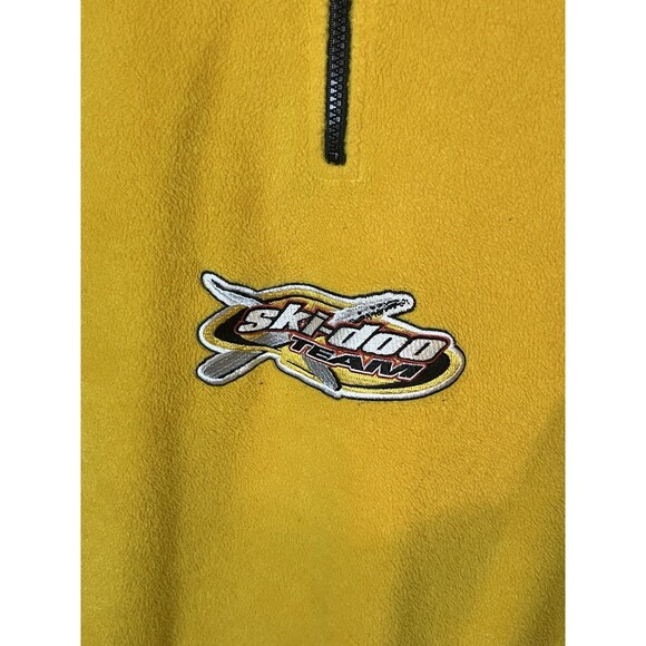 Ski-doo Bombardier Men's Medium Long Sleeve 1/4 Zip Up Fleece Pullover Used - Picture 3 of 8